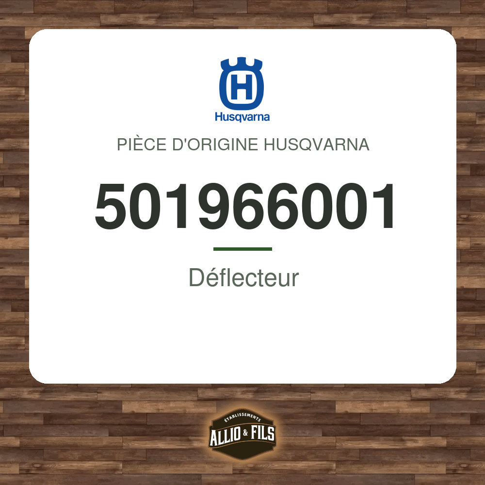 Déflecteur - Husqvarna 501966001