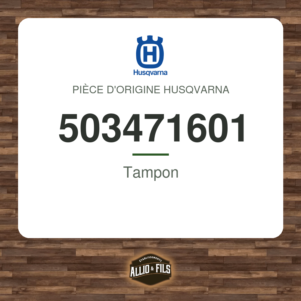 Tampon - Husqvarna 503471601