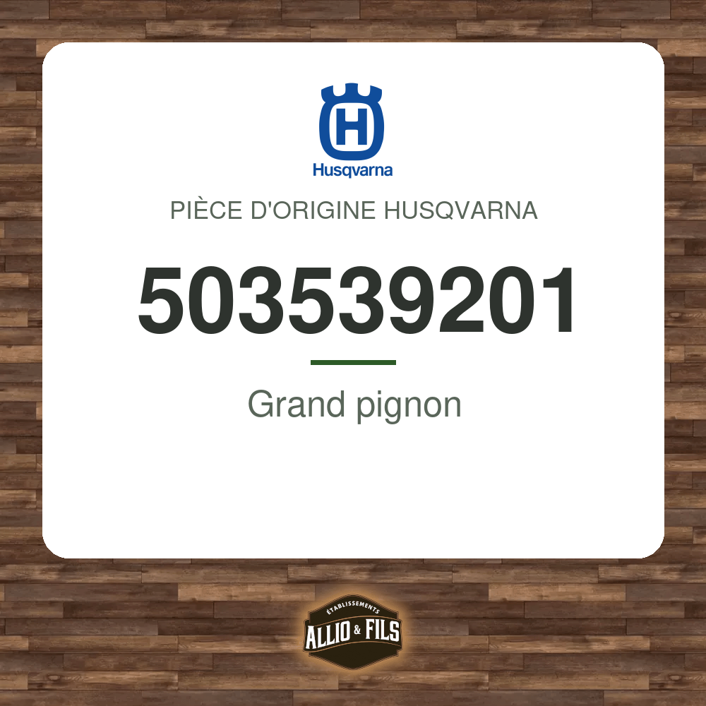 Grand pignon - Husqvarna 503539201