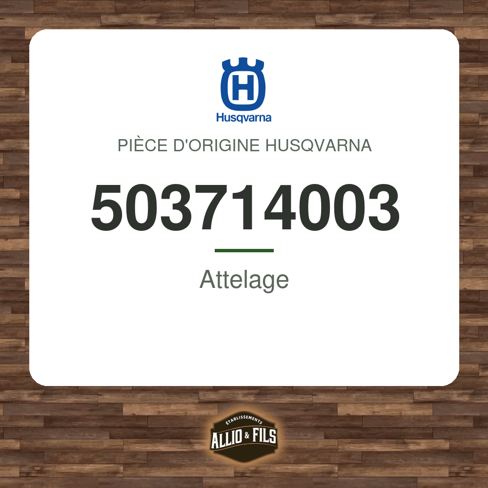Attelage - Husqvarna 503714003