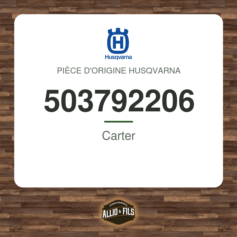 Carter - Husqvarna 503792206