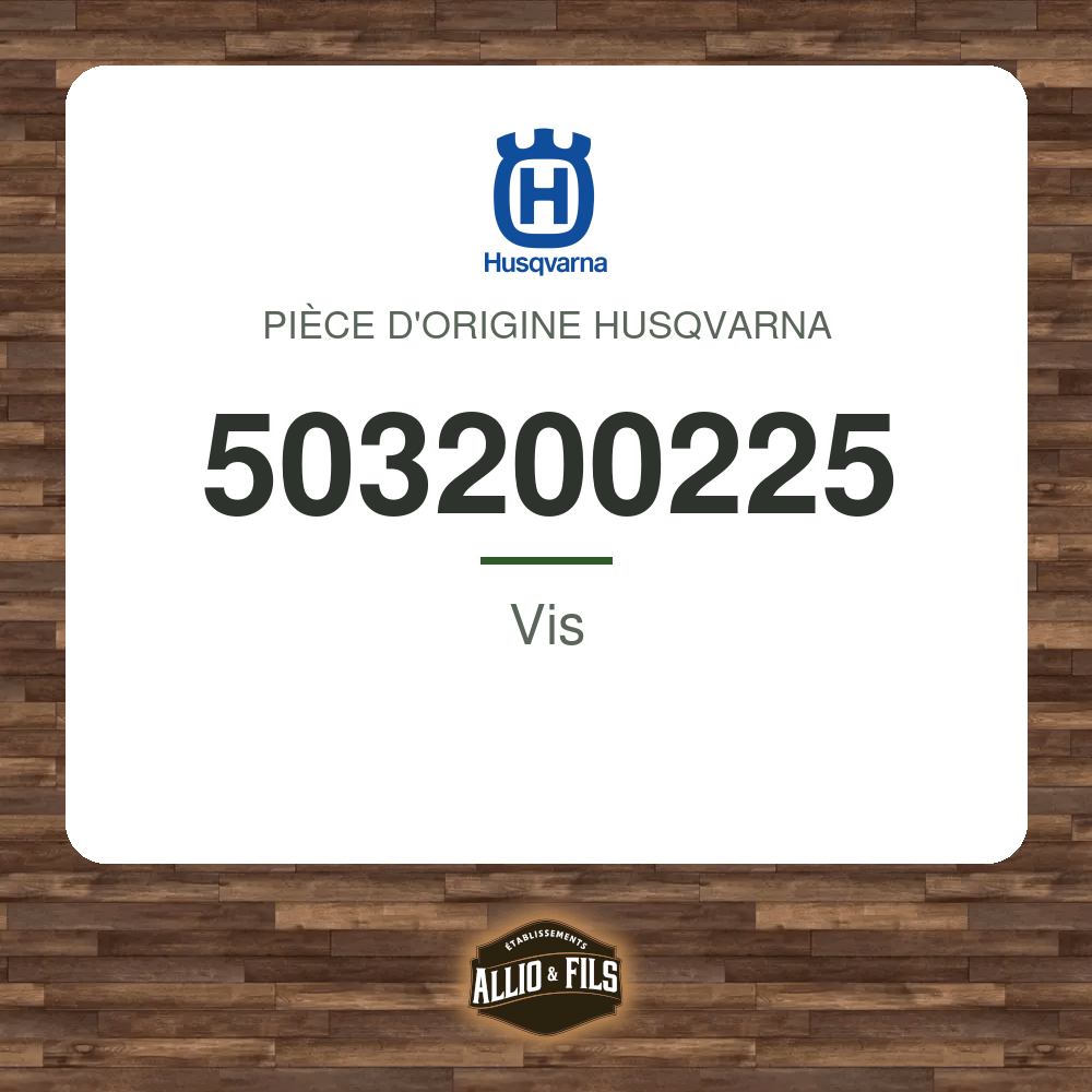 Vis - Husqvarna 503200225