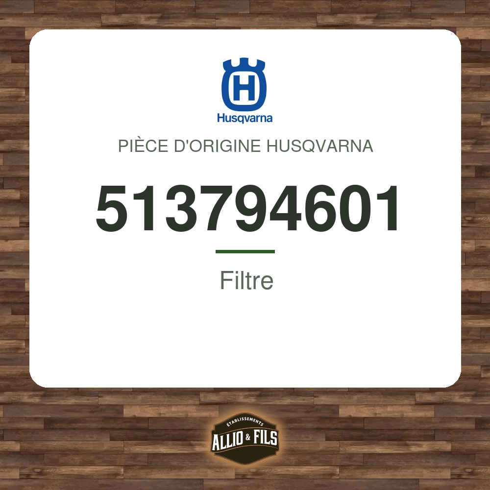 Filtre - Husqvarna 513794601