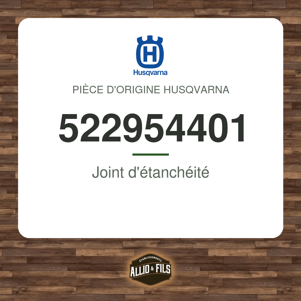 Joint d'étanchéité - Husqvarna 522954401
