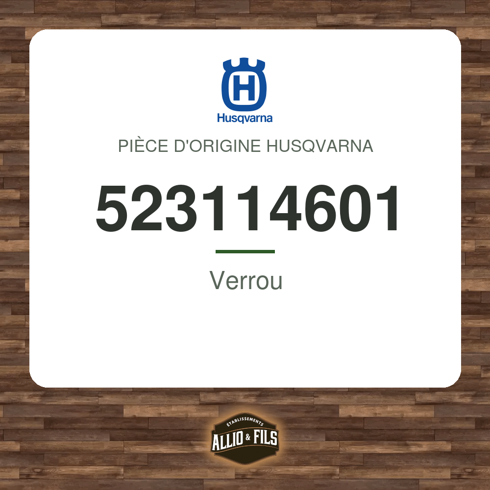 Verrou - Husqvarna 523114601