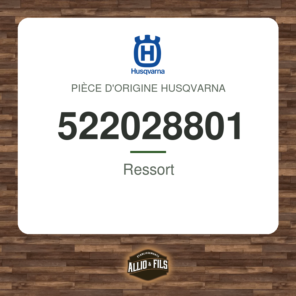 Ressort - Husqvarna 522028801