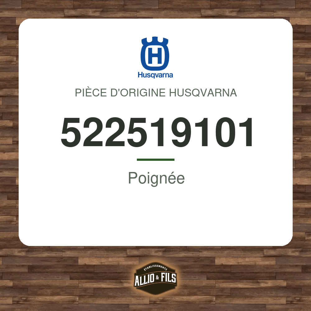Poignée - Husqvarna 522519101