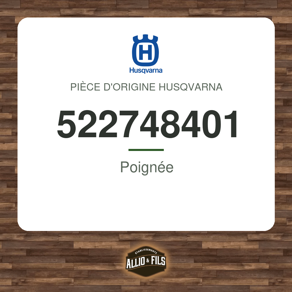 Poignée - Husqvarna 522748401