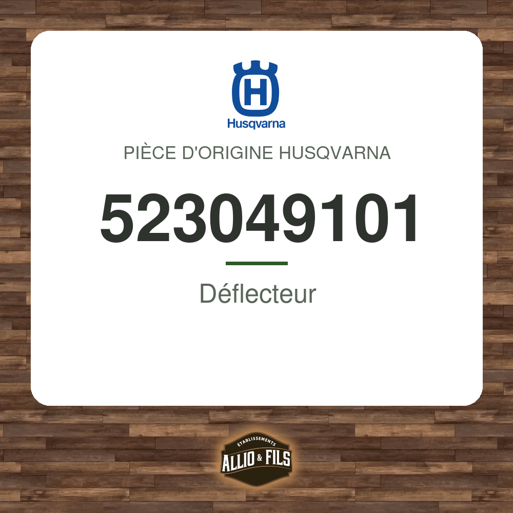 Déflecteur - Husqvarna 523049101