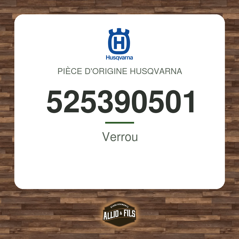 Verrou - Husqvarna 525390501