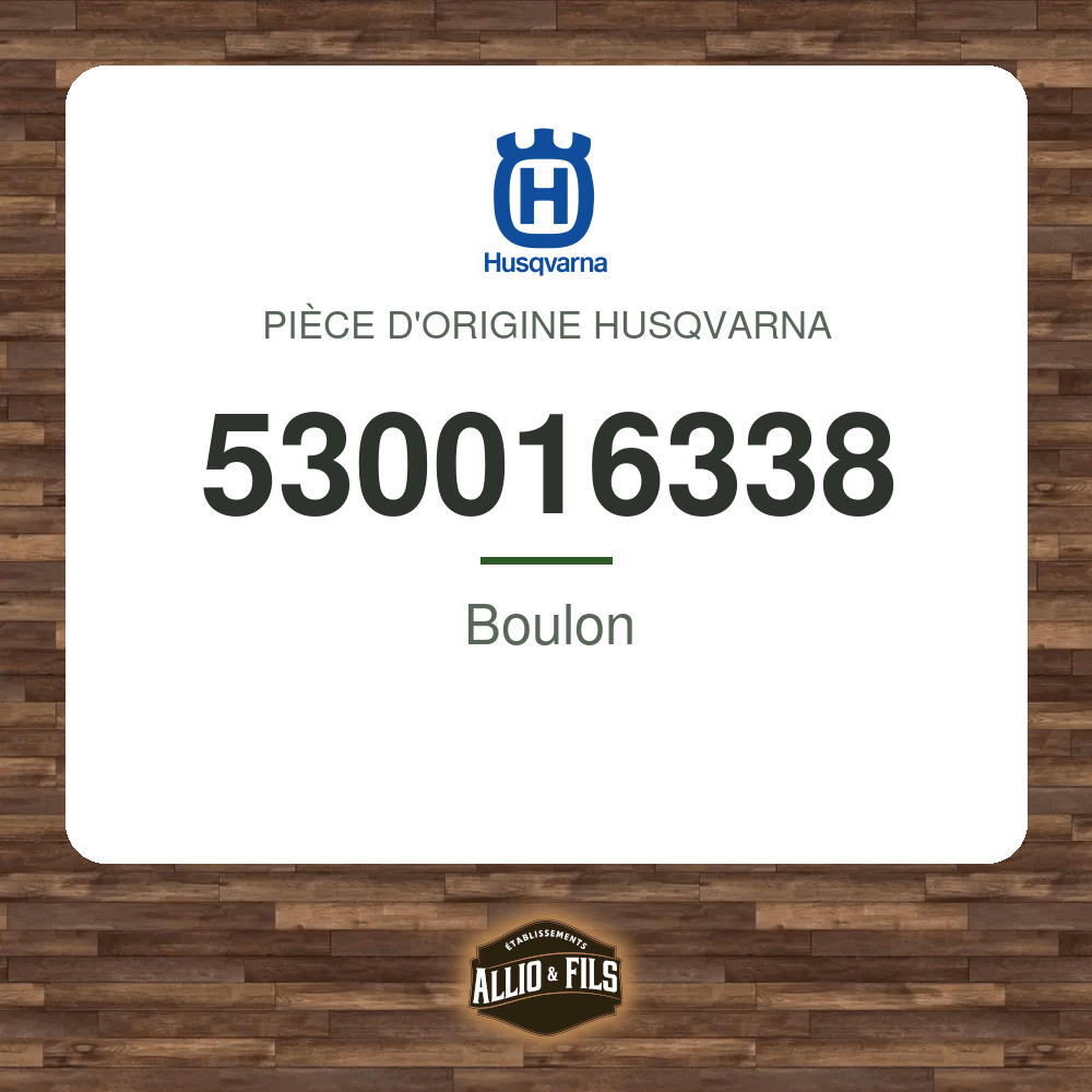 Boulon - Husqvarna 530016338