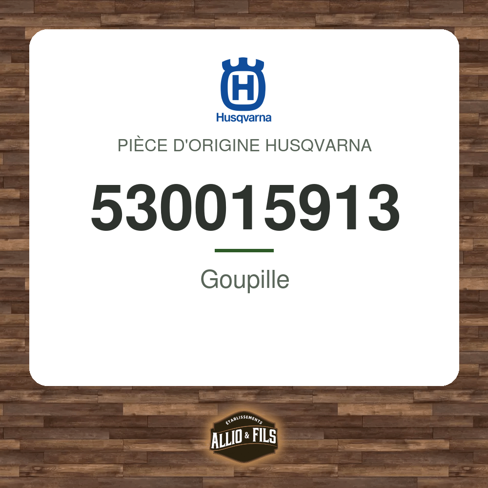 Goupille - Husqvarna 530015913
