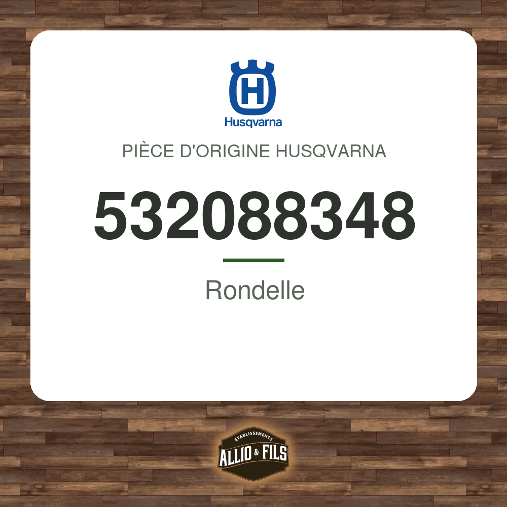 Rondelle - Husqvarna 532088348