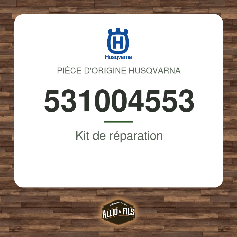 Kit de réparation - Husqvarna 531004553