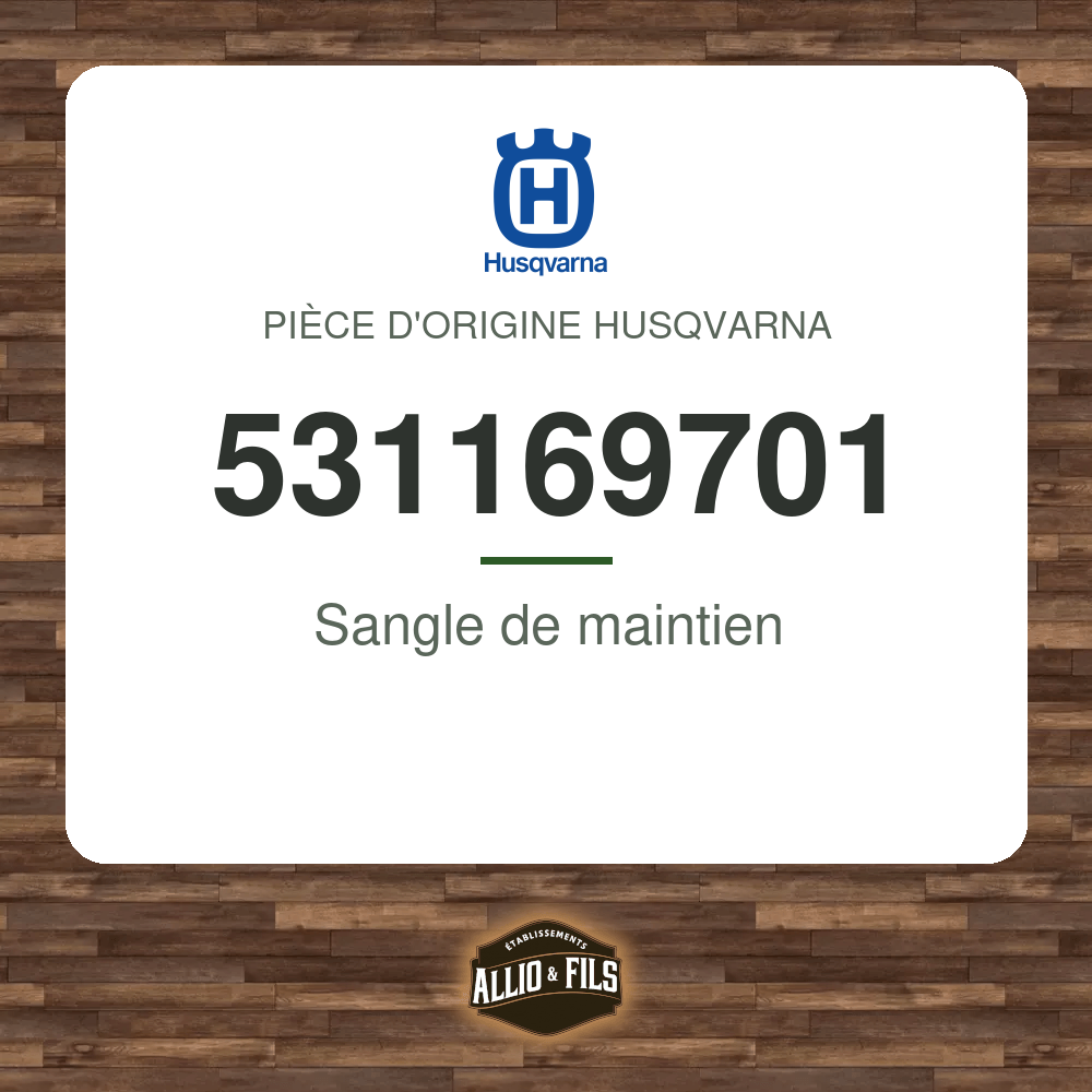 Sangle de maintien - Husqvarna 531169701