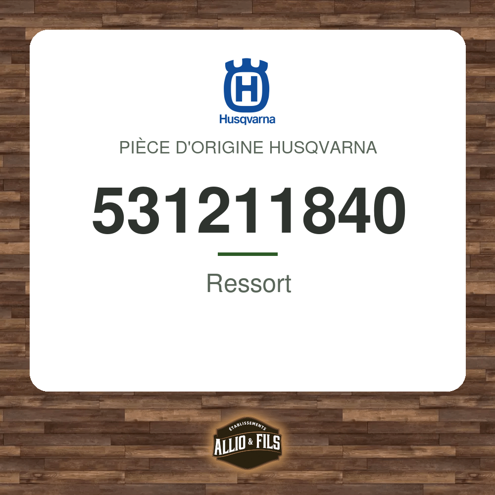 Ressort - Husqvarna 531211840