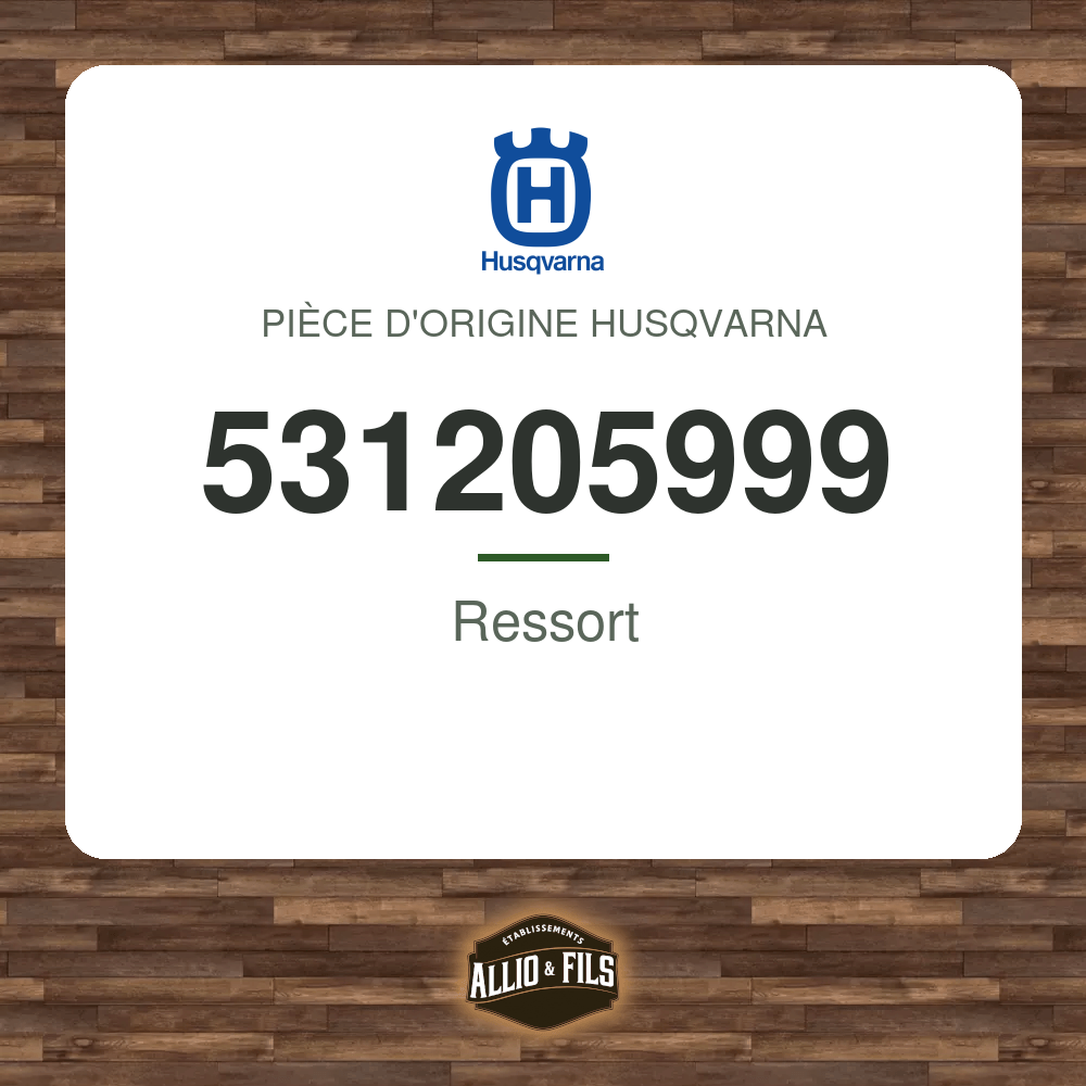 Ressort - Husqvarna 531205999