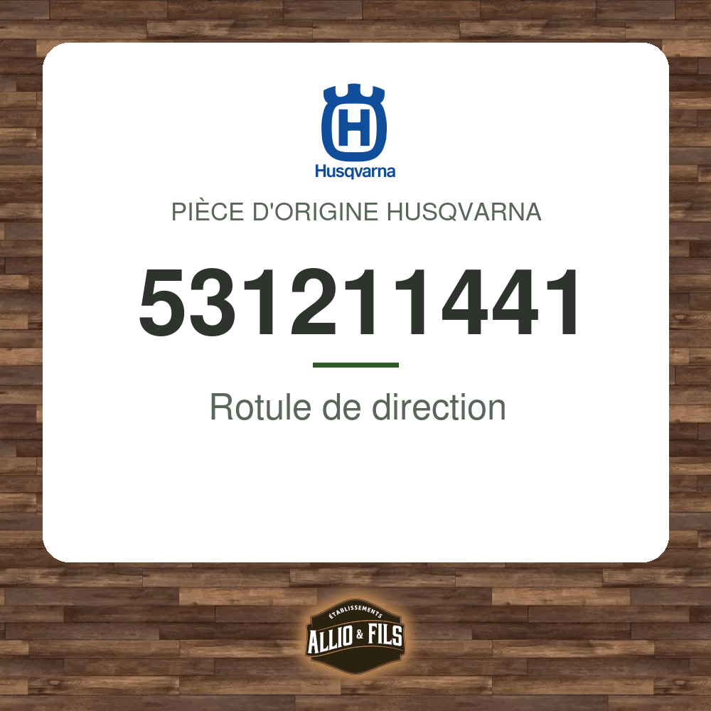 Rotule de direction - Husqvarna 531211441