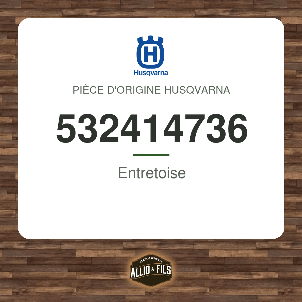 Entretoise - Husqvarna 532414736