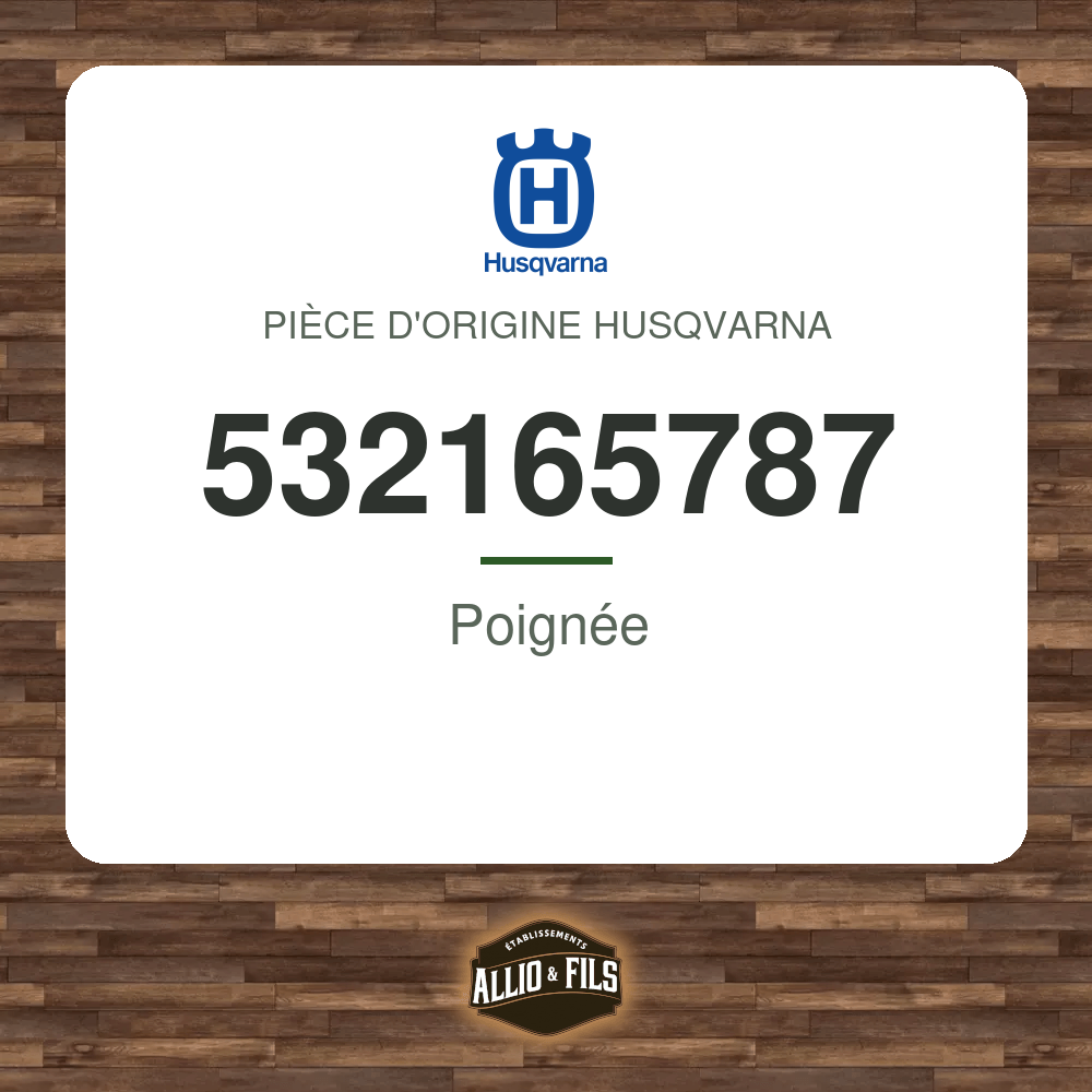 Poignée - Husqvarna 532165787