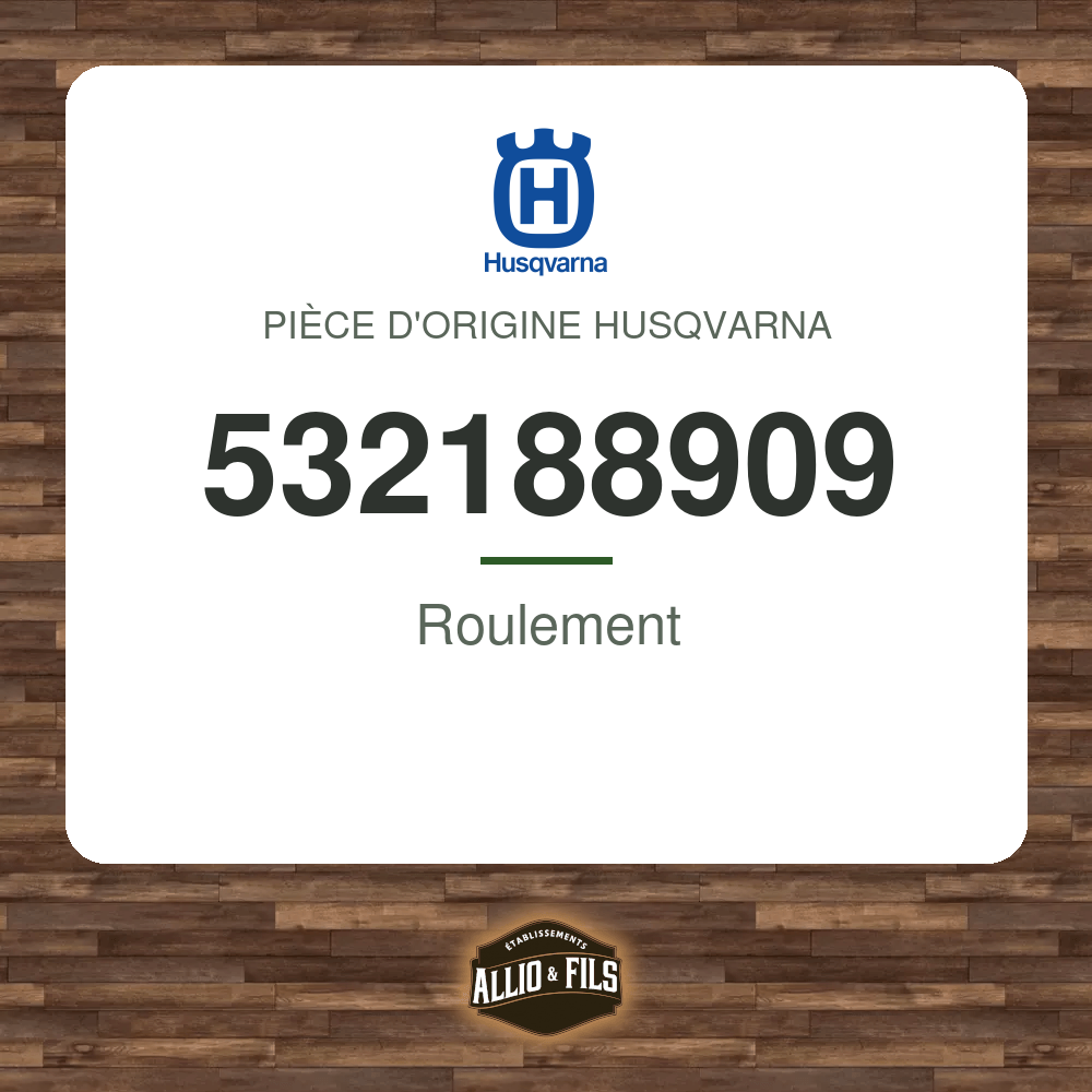 Roulement - Husqvarna 532188909