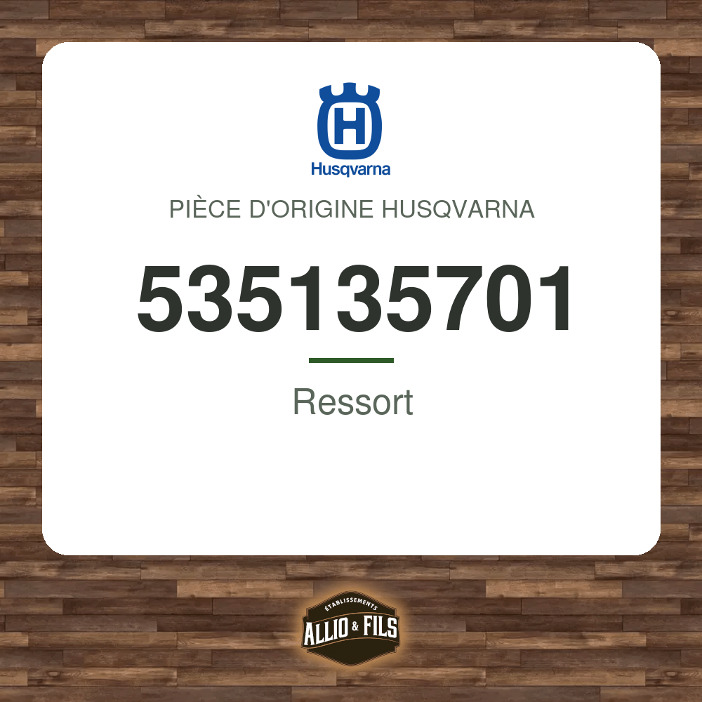 Ressort - Husqvarna 535135701