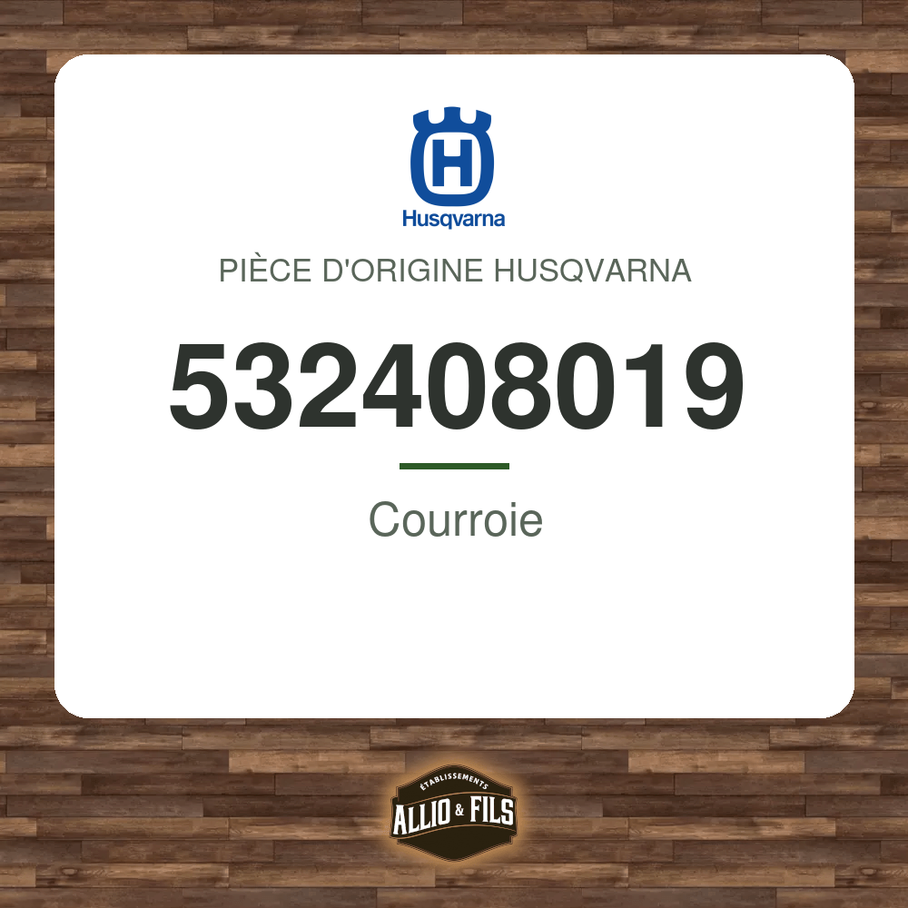 Courroie - Husqvarna 532408019