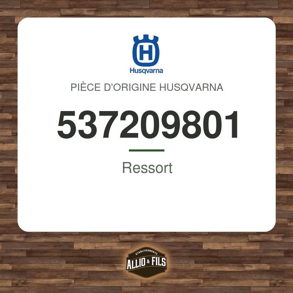 Ressort - Husqvarna 537209801