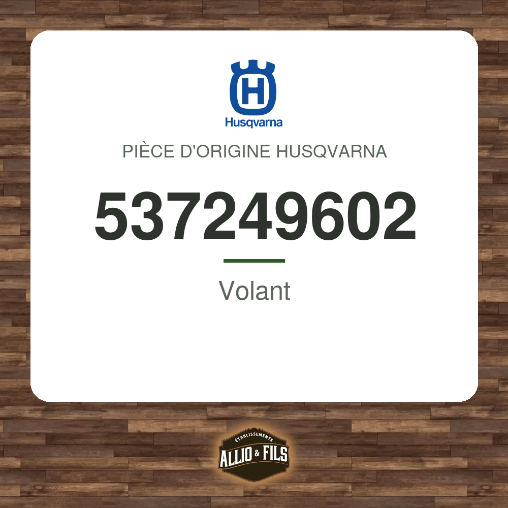 Volant - Husqvarna 537249602