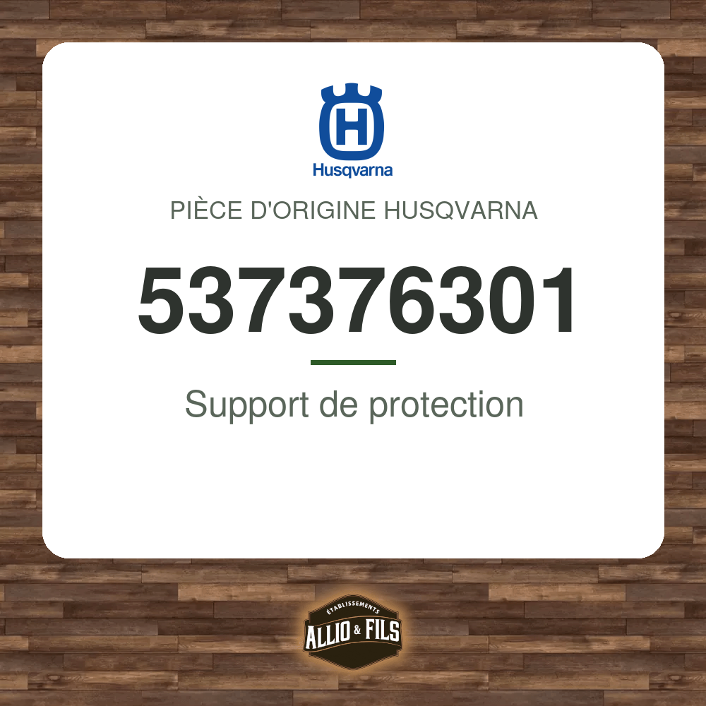 Support de protection - Husqvarna 537376301