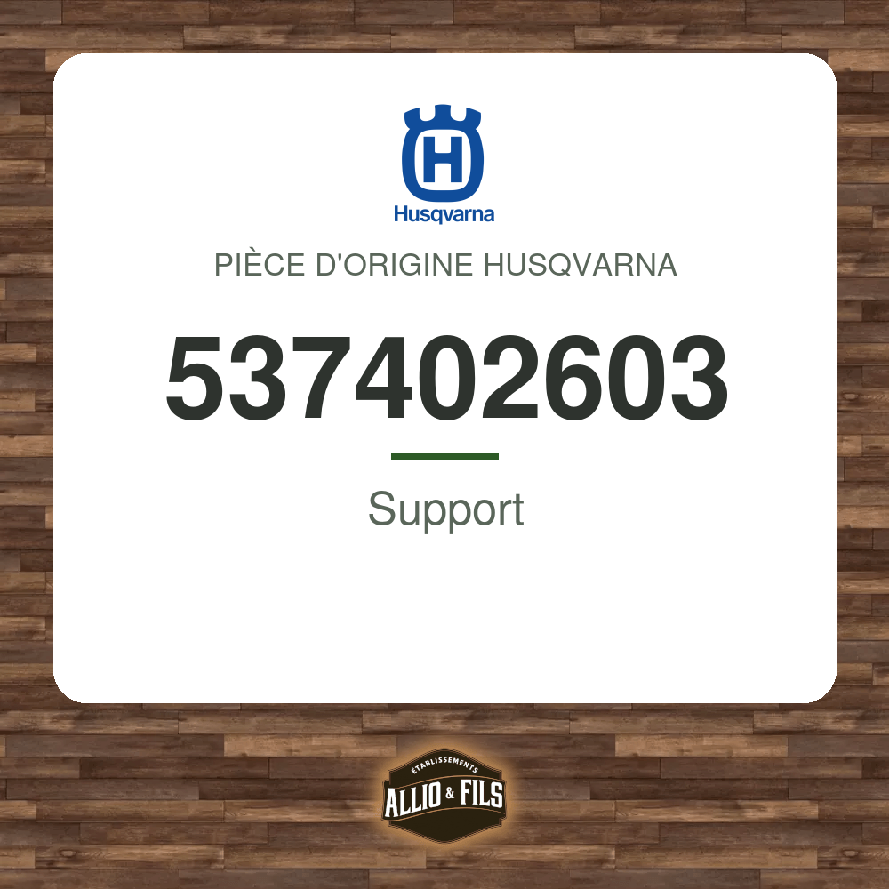 Support - Husqvarna 537402603