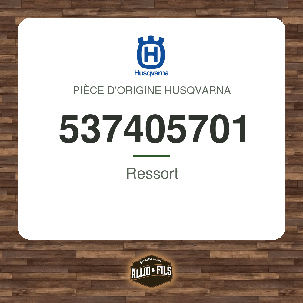 Ressort - Husqvarna 537405701