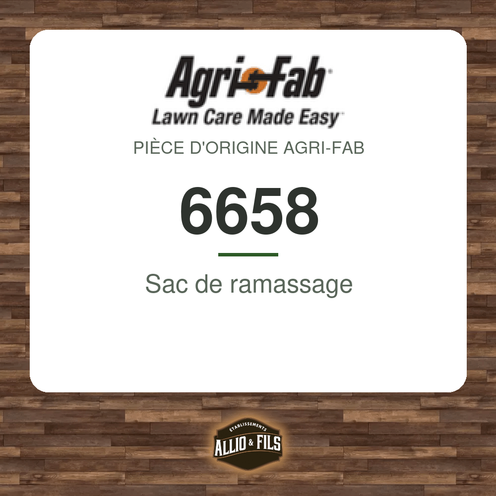 Sac de ramassage - Agri-Fab 6658