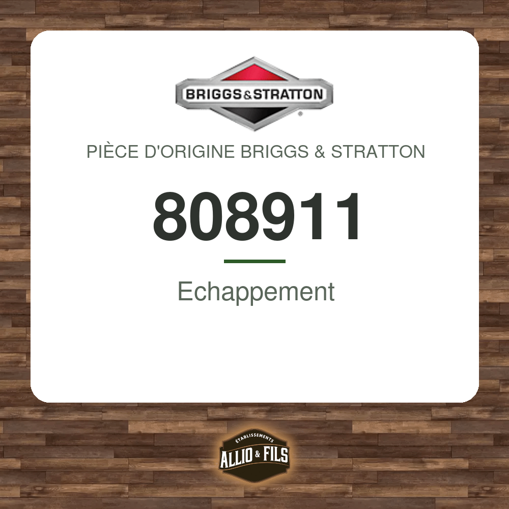 Echappement - Briggs & Stratton 808911