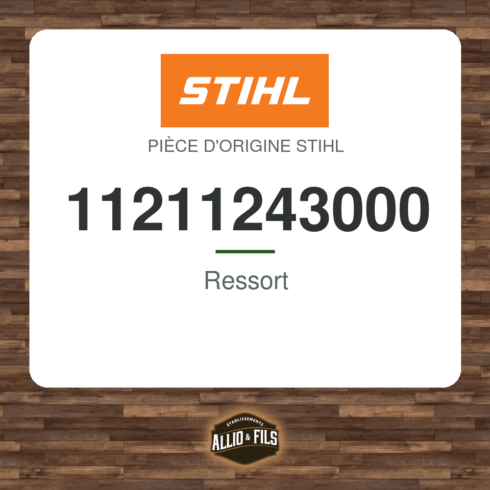 Ressort - Stihl 11211243000