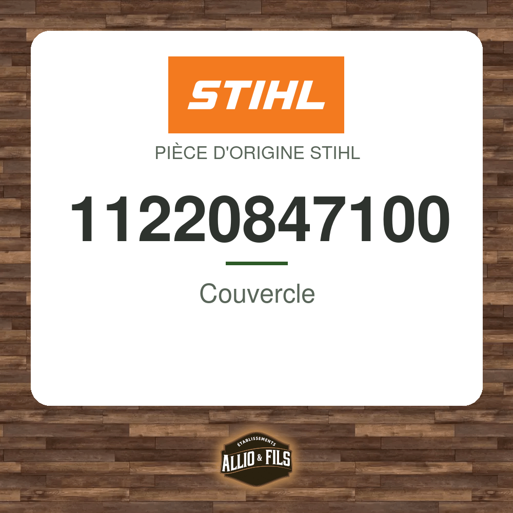 Couvercle - Stihl 11220847100