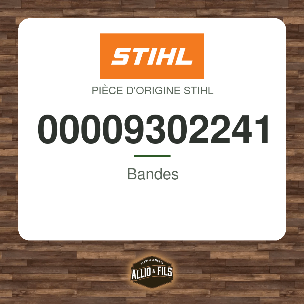 Bandes - Stihl 00009302241