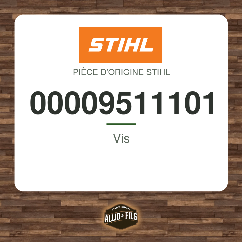 Vis - Stihl 00009511101