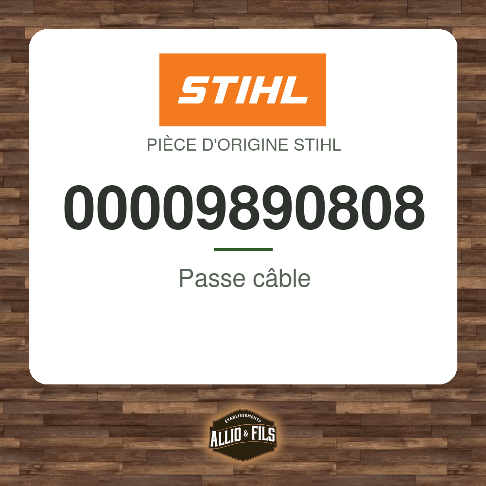 Passe câble - Stihl 00009890808