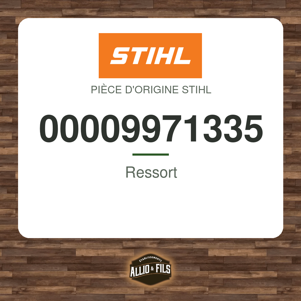Ressort - Stihl 00009971335