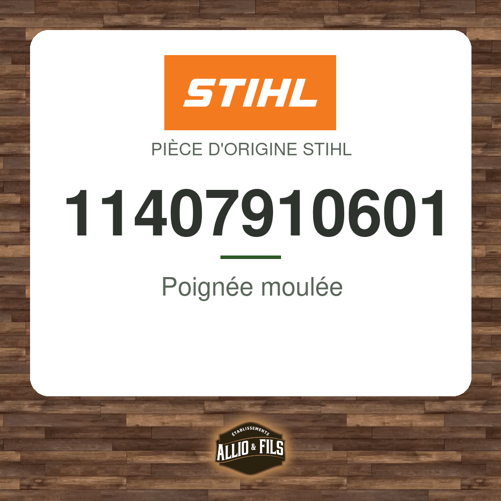Poignée moulée - Stihl 11407910601