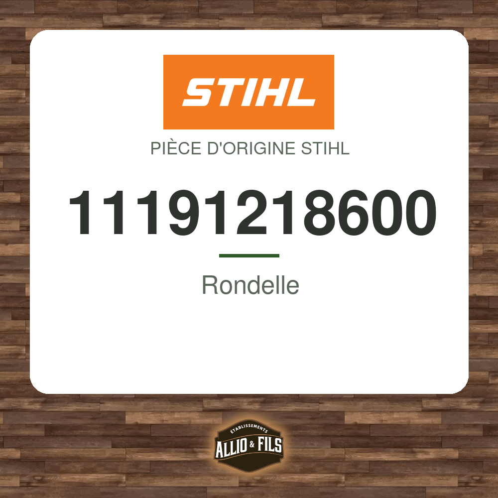 Rondelle - Stihl 11191218600