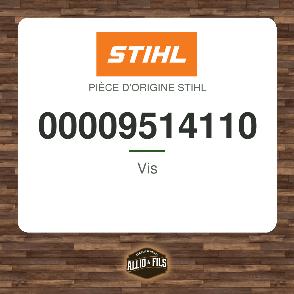 Vis - Stihl 00009514110