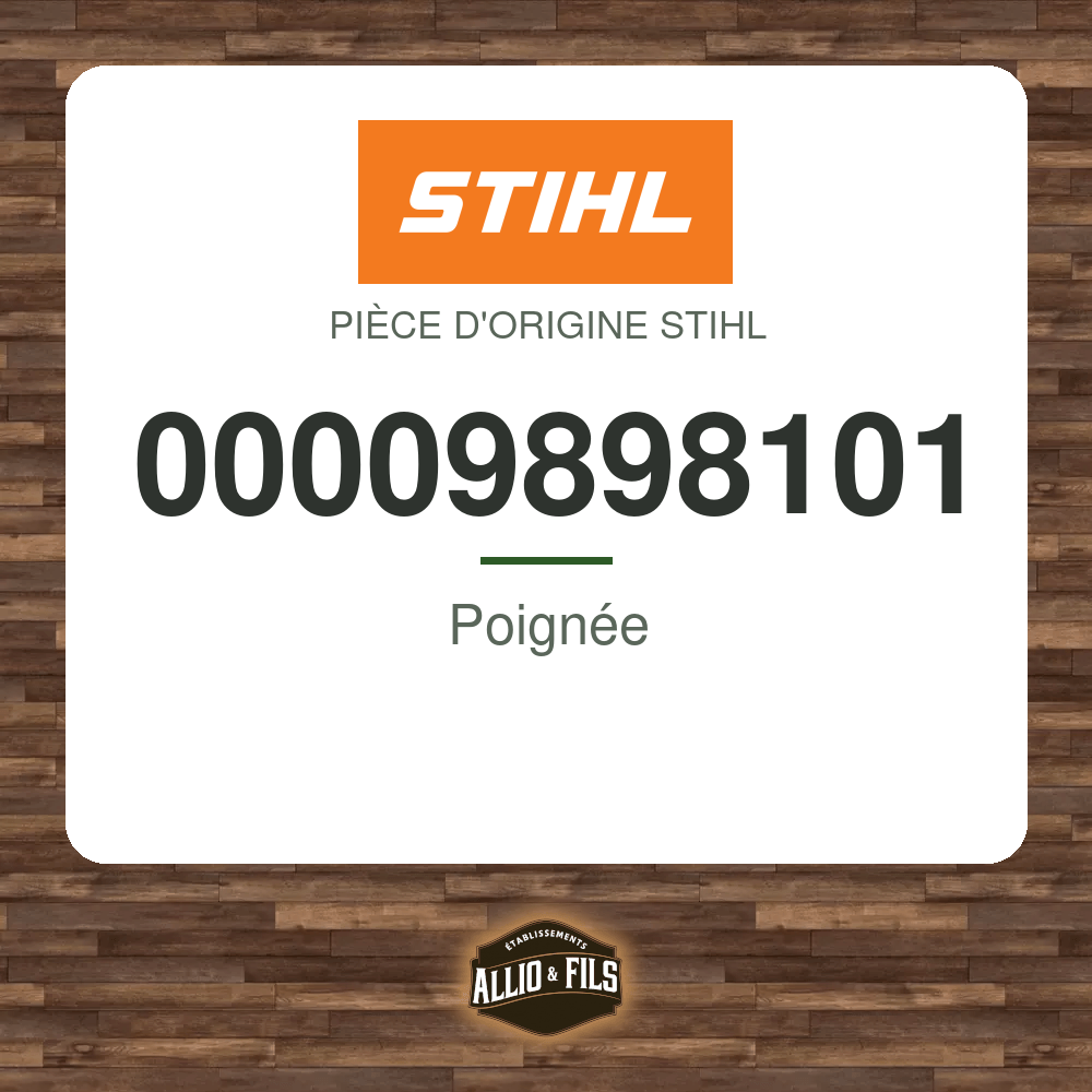 Poignée - Stihl 00009898101