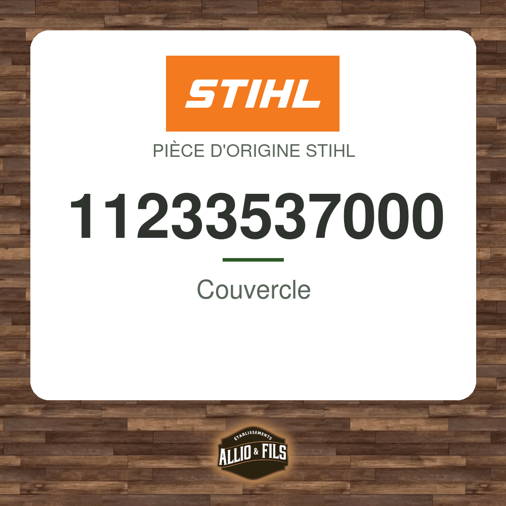 Couvercle - Stihl 11233537000