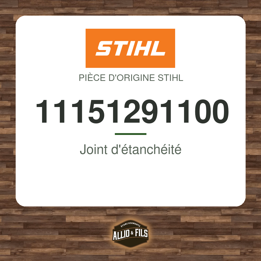 Joint d'étanchéité - Stihl 11151291100