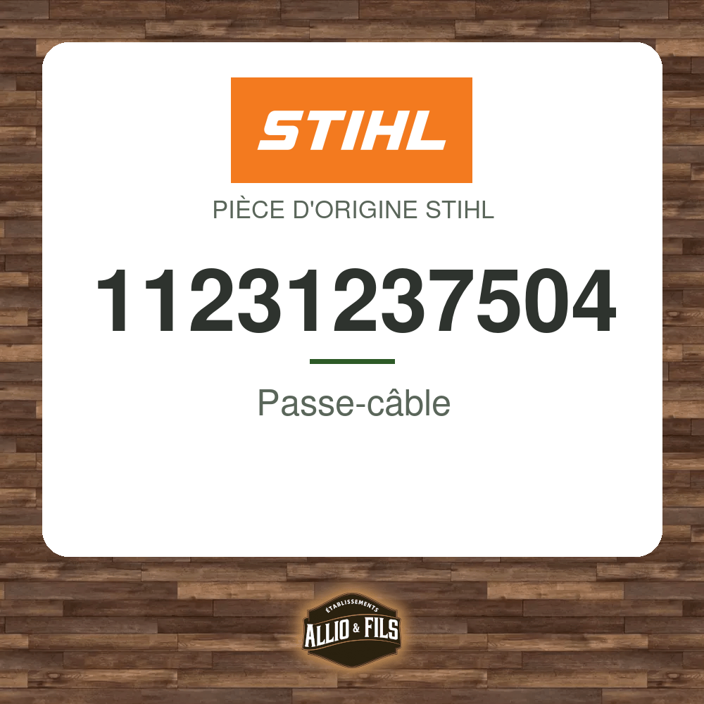 Passe-câble - Stihl 11231237504