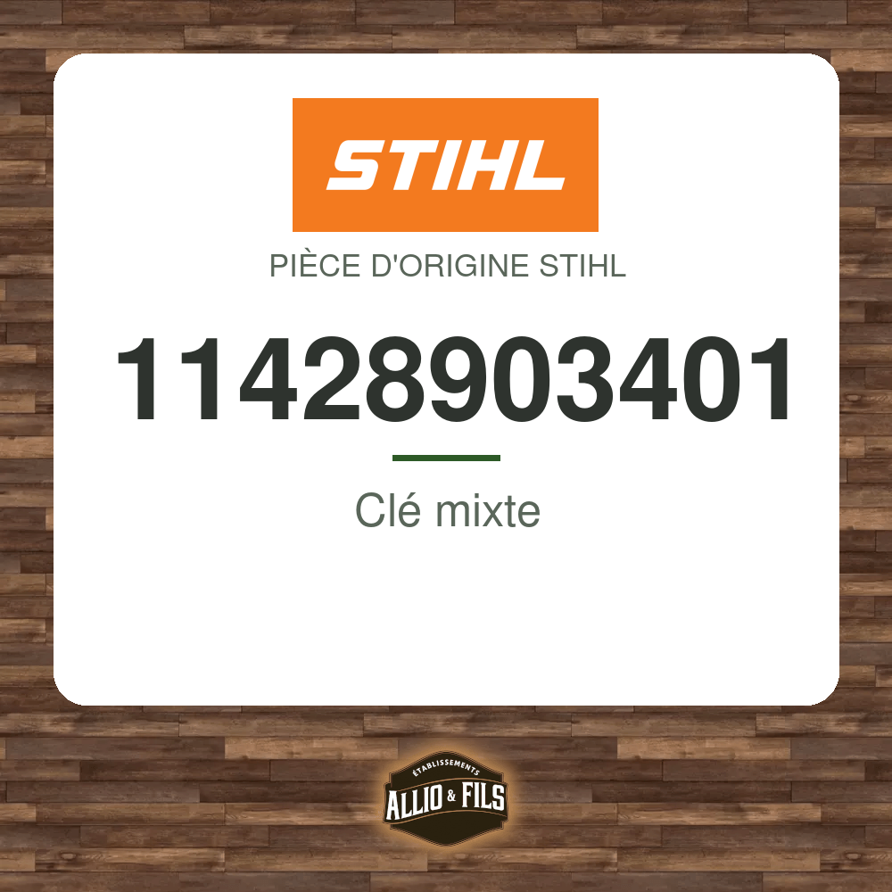 Clé mixte - Stihl 11428903401