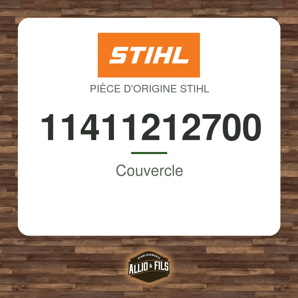 Couvercle - Stihl 11411212700
