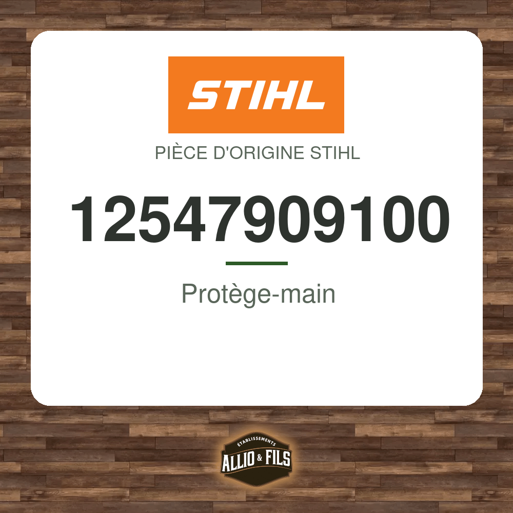 Protège-main - Stihl 12547909100